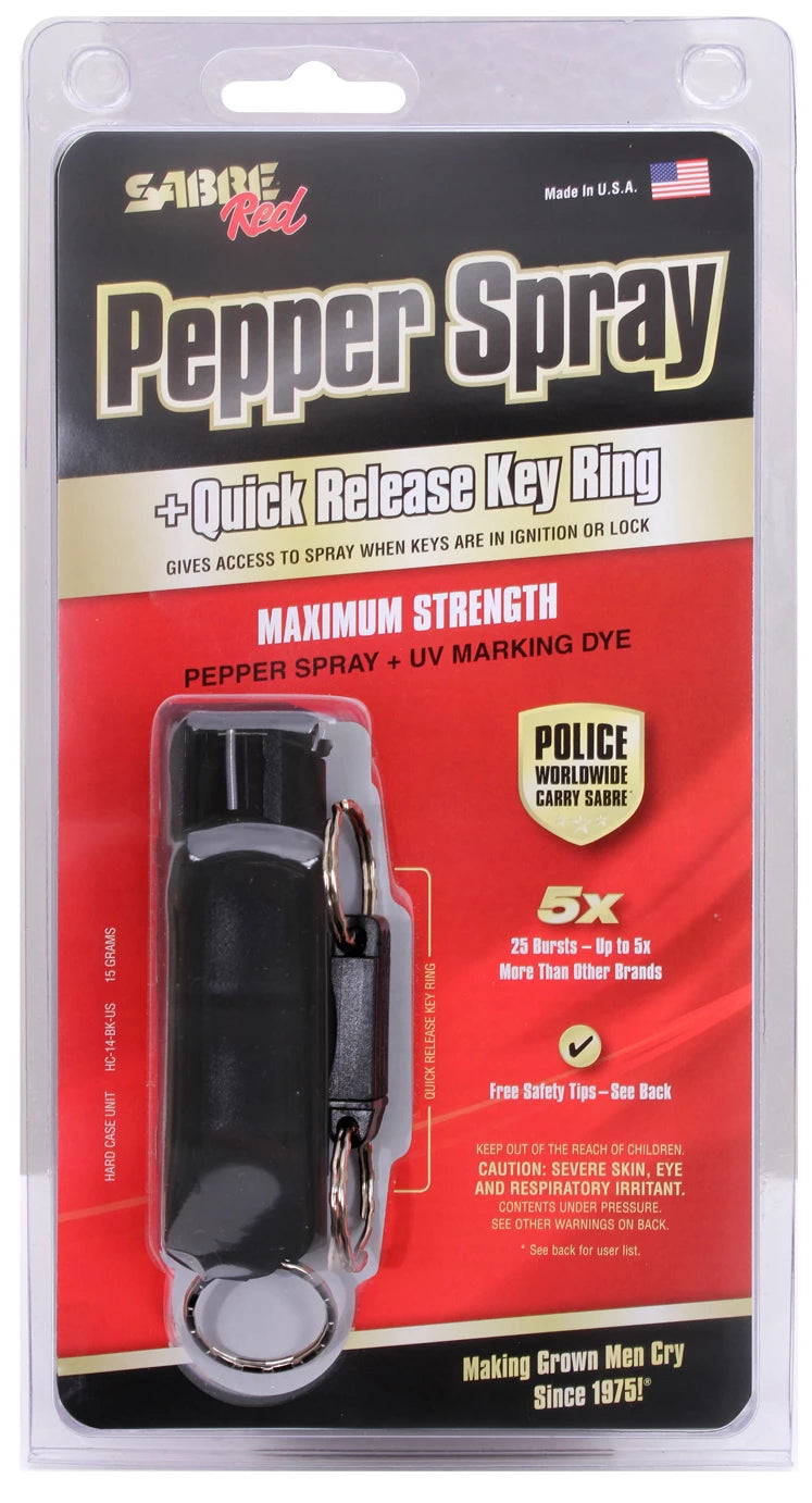 Sabre Pepper Gas w/ Hard Case ''Special Formula'' HC-14-US