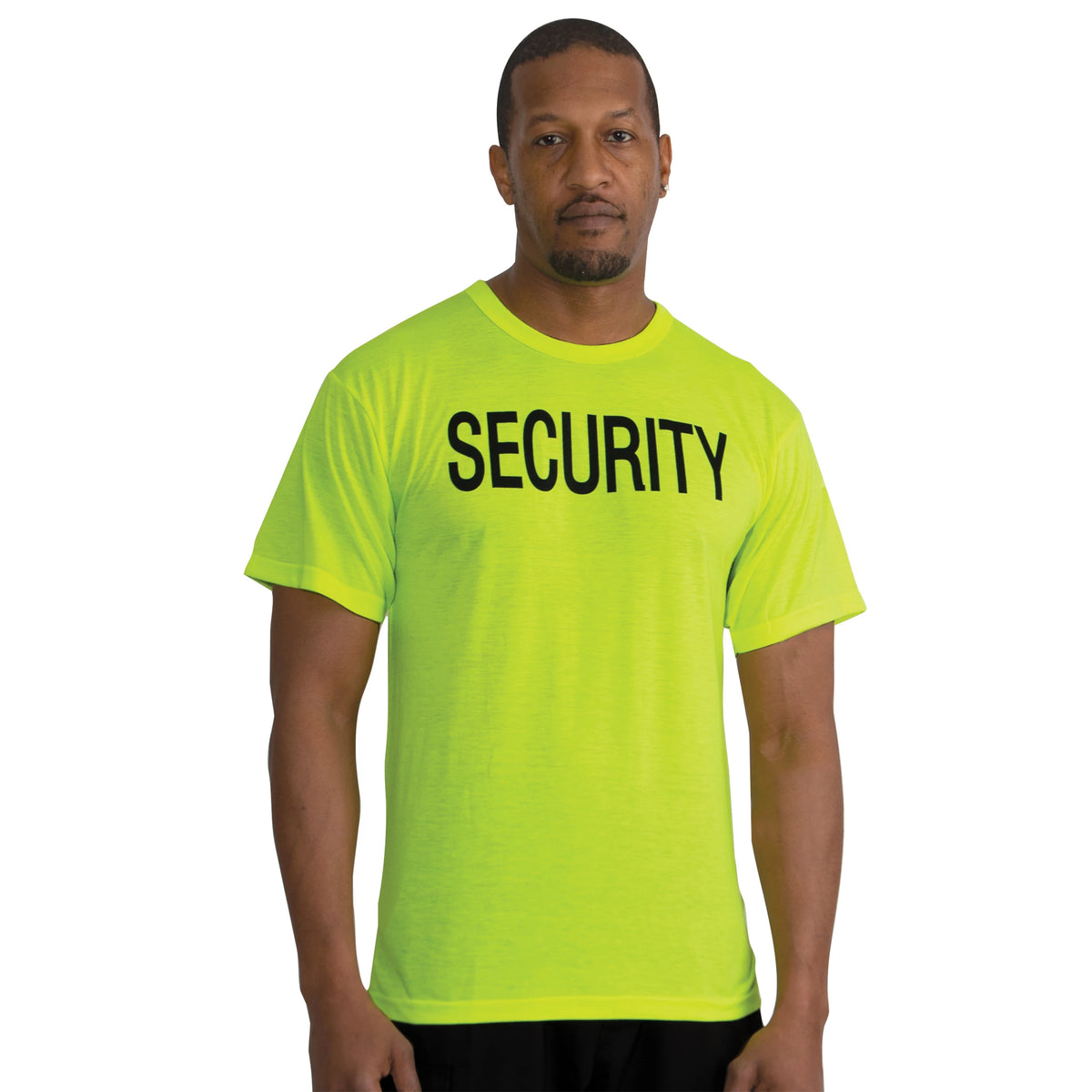 Rothco 2-Sided Security T-Shirt - Safety Green