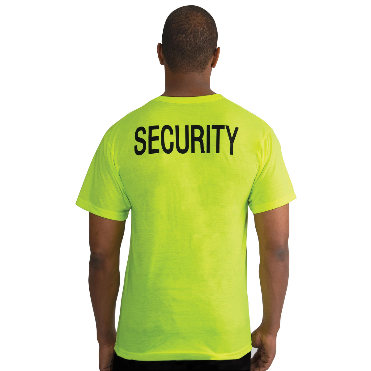 Rothco 2-Sided Security T-Shirt - Safety Green