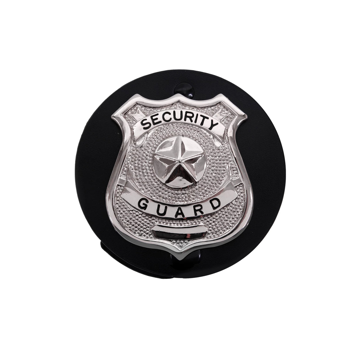 Rothco Round Leather Clip-On Badge Holder