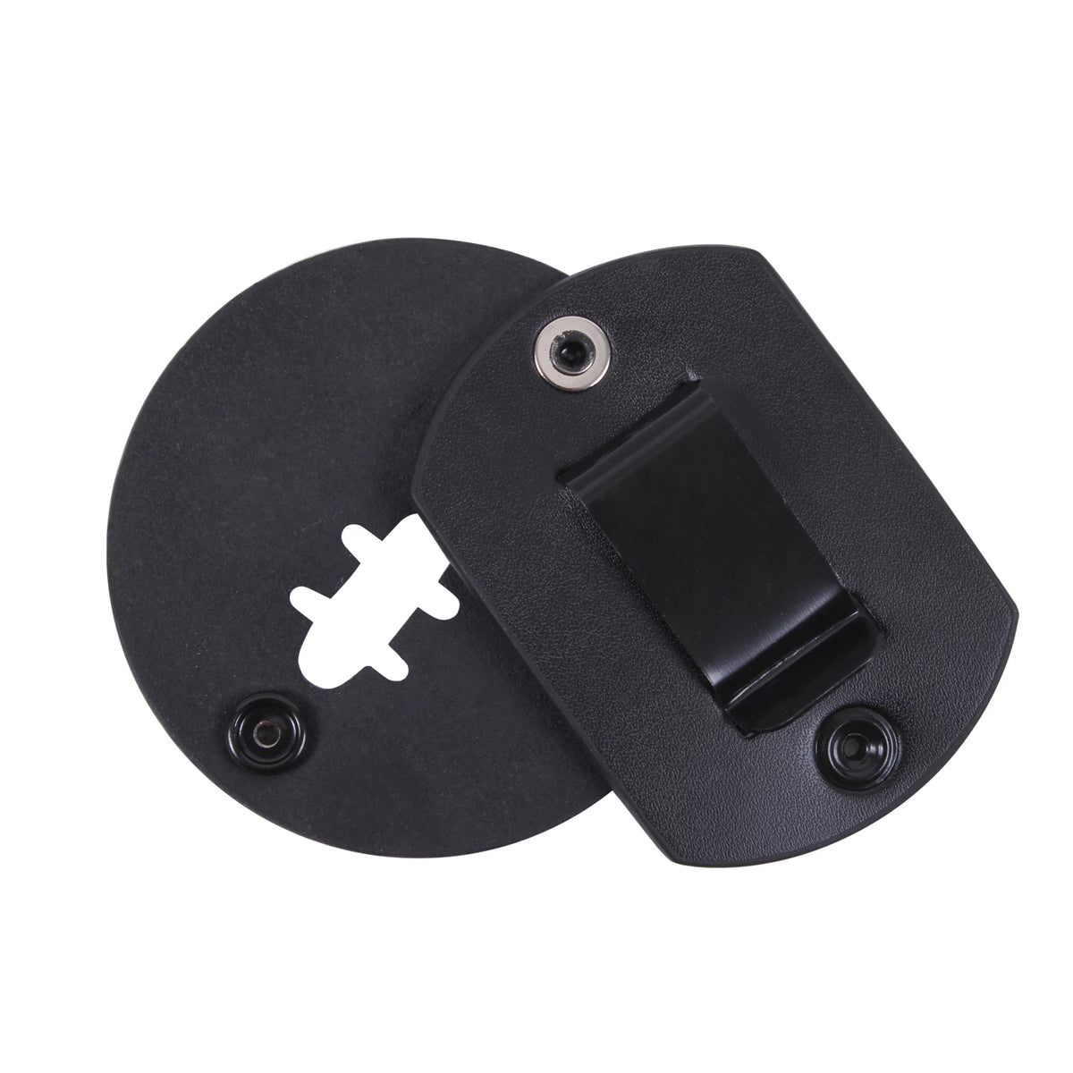 Rothco Round Leather Clip-On Badge Holder