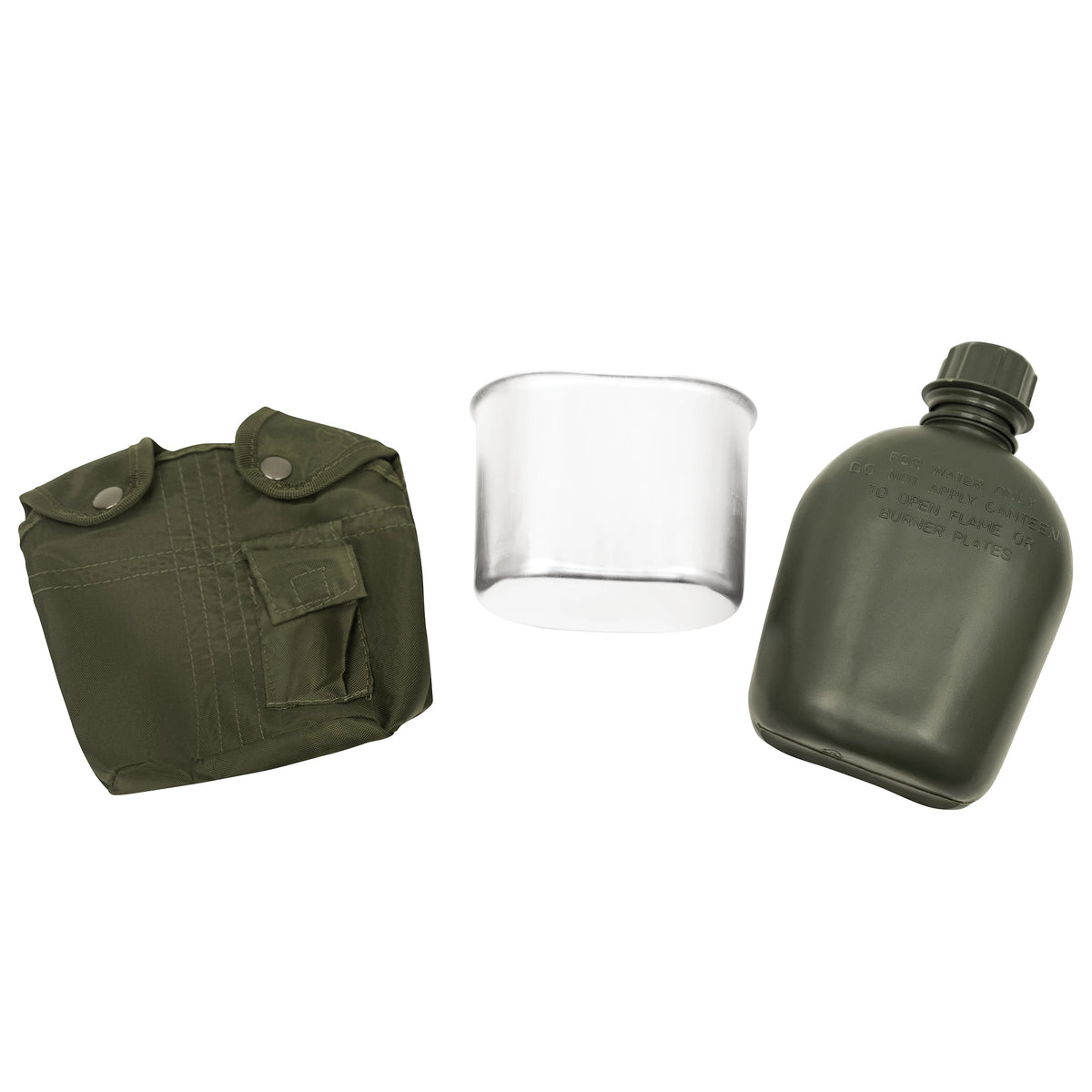 Rothco 3 Piece Canteen Kit With Cover & Aluminum Cup
