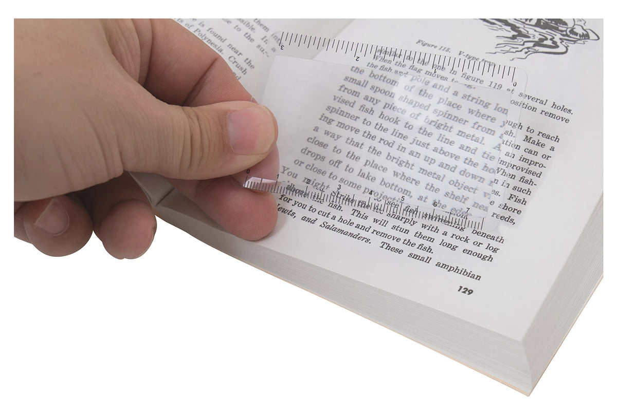 Rothco Survival Magnifying Card And Ruler