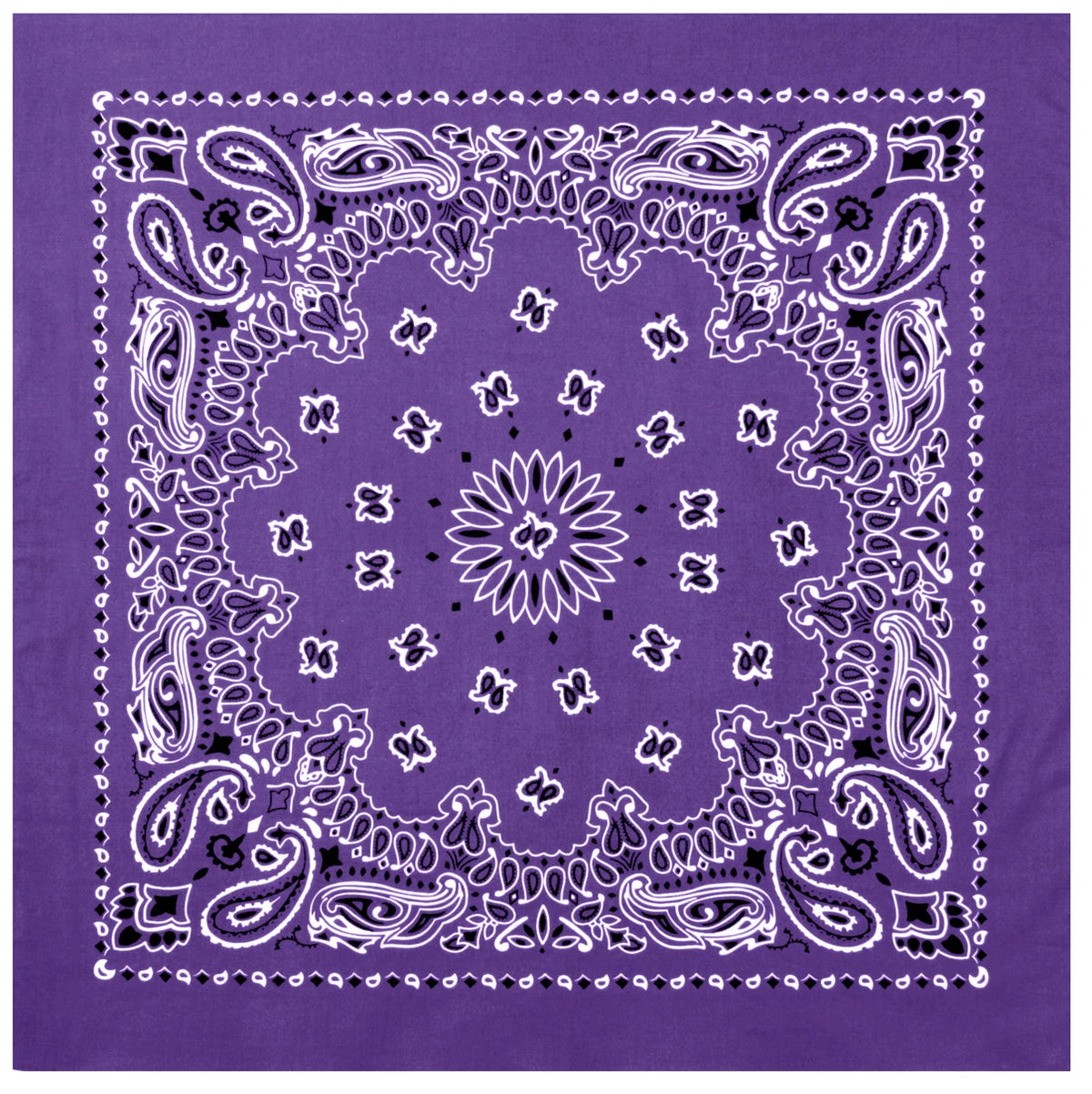 Rothco Trainmen Paisley Bandana – Extra-Large - 27” X 27"
