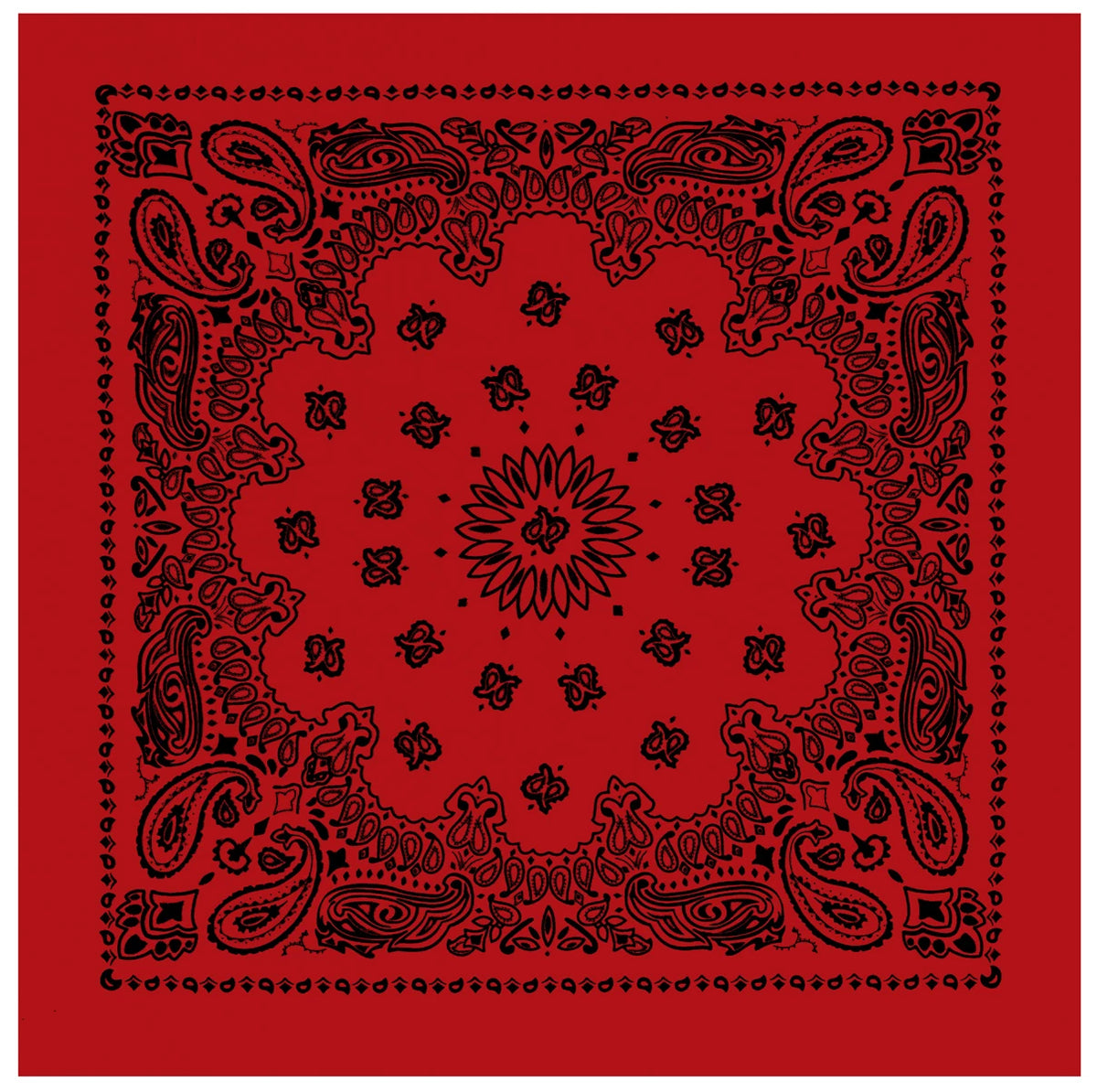 Rothco Trainmen Paisley Bandana – Extra-Large - 27” X 27"