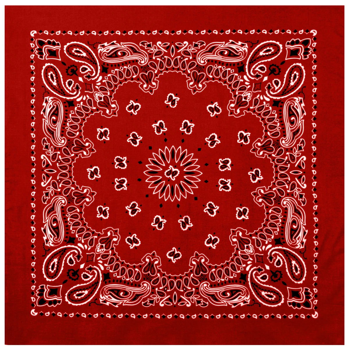 Rothco Trainmen Paisley Bandana – Extra-Large - 27” X 27"