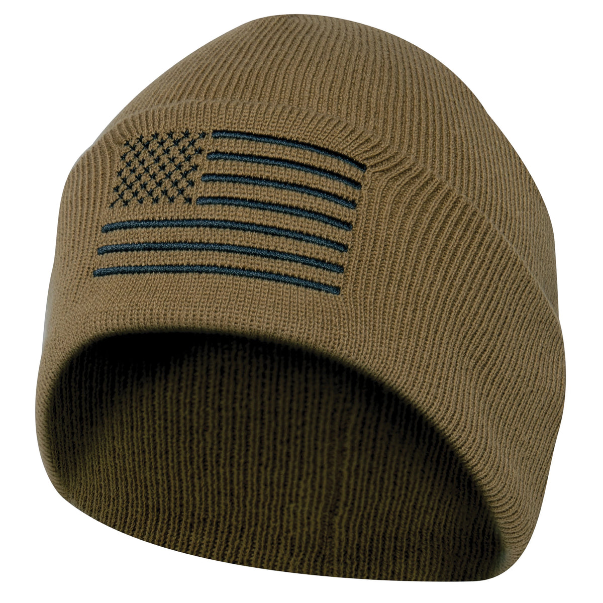 Rothco US Flag Embroidered Fine Knit Watch Cap