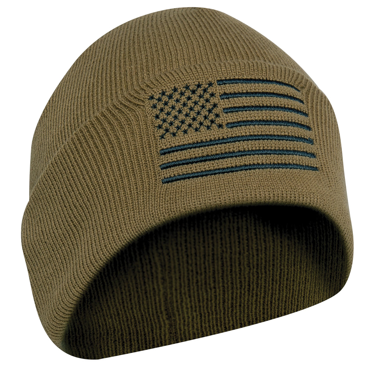 Rothco US Flag Embroidered Fine Knit Watch Cap