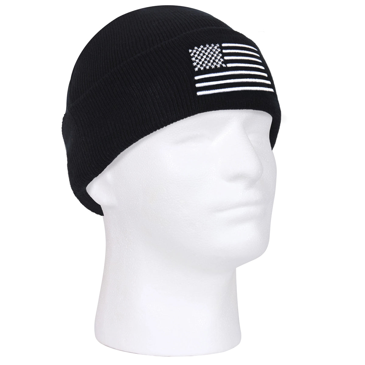 Rothco US Flag Embroidered Fine Knit Watch Cap