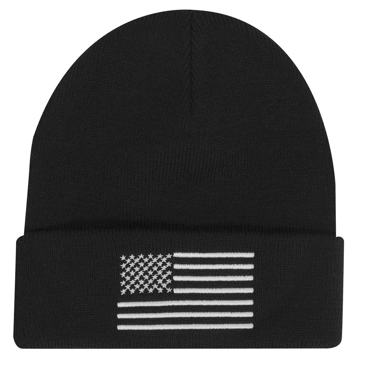Rothco US Flag Embroidered Fine Knit Watch Cap