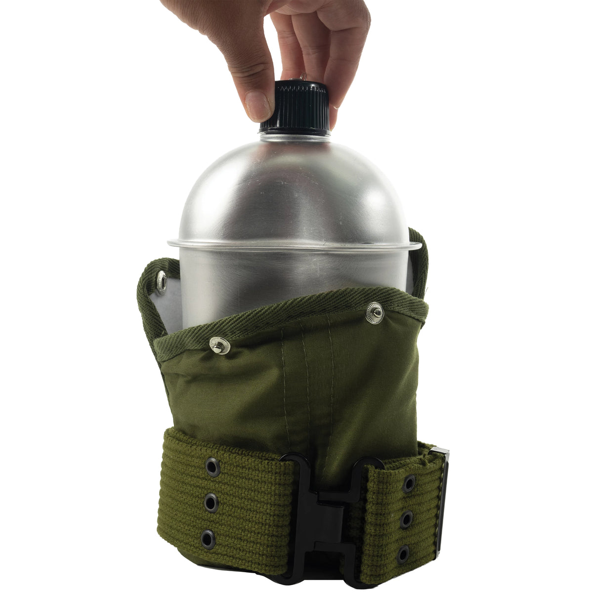 Rothco Aluminum Canteen And Pistol Belt Kit
