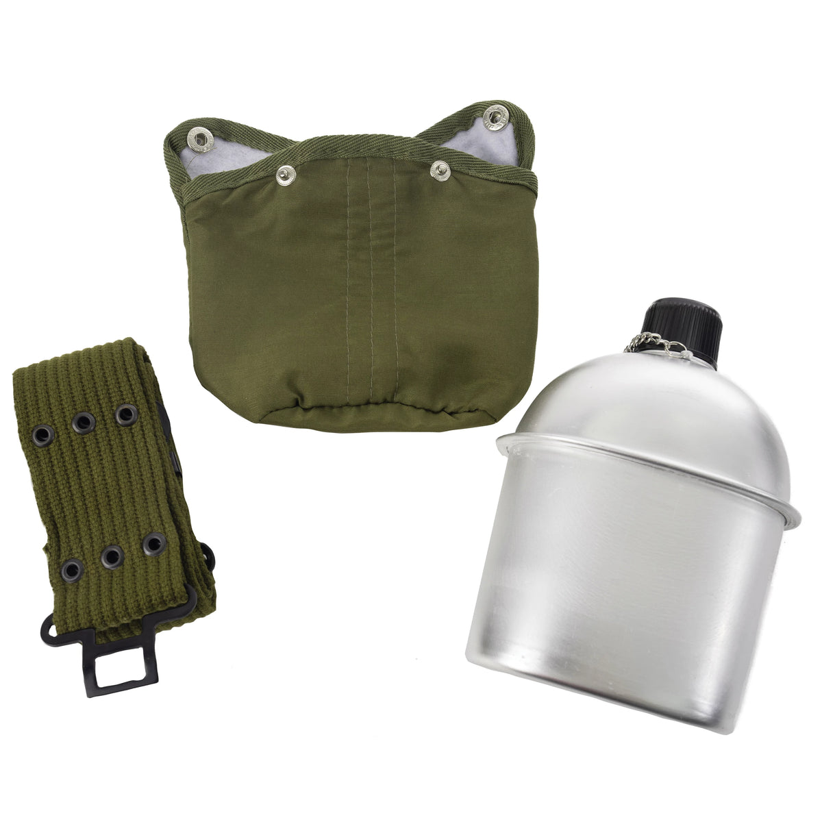Rothco Aluminum Canteen And Pistol Belt Kit