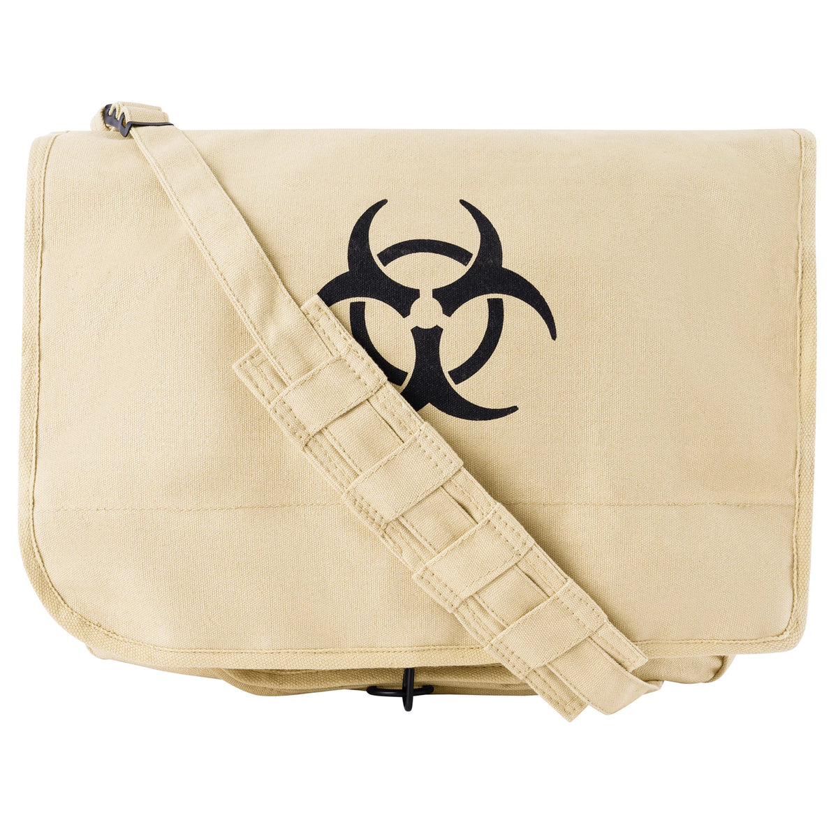 Rothco Vintage Canvas Paratrooper Bag with Bio-Hazard Symbol