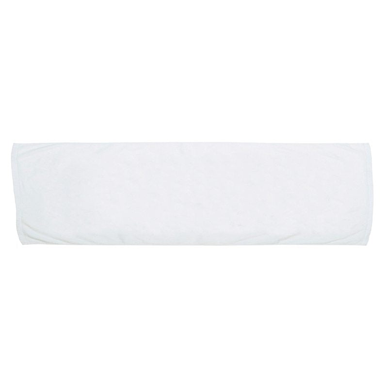 The Pro Towels Fitness Towel, a long rectangular custom towel, is displayed flat on a plain white background.