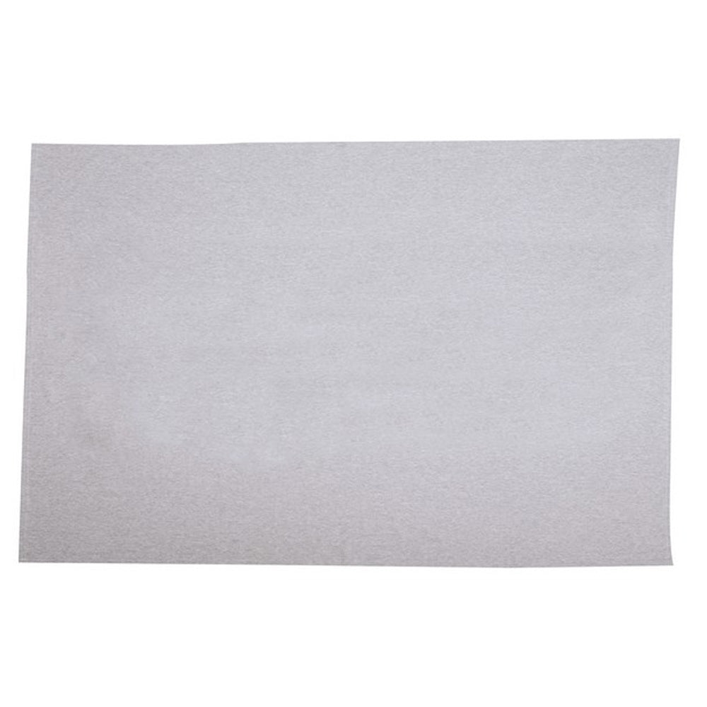 A plain rectangular sheet of light gray paper on a white background, ideal for sketching designs or planning your next custom Pro Towels Oversized Sweatshirt Blanket.