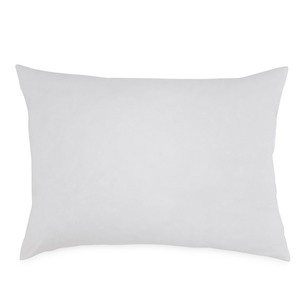 The Clean Essentials T200 Pillow Protector No Peek by WestPoint Home is a soft, smooth white pillow protector with rounded corners, shown against a white background—perfect for bulk hotel bedding or pairing with antimicrobial covers.
