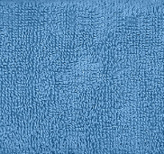 Close-up of the Intralin Spa Hand Towel - Spectrum Towels in blue microfiber, highlighting its soft, looped fibers and smooth surface.