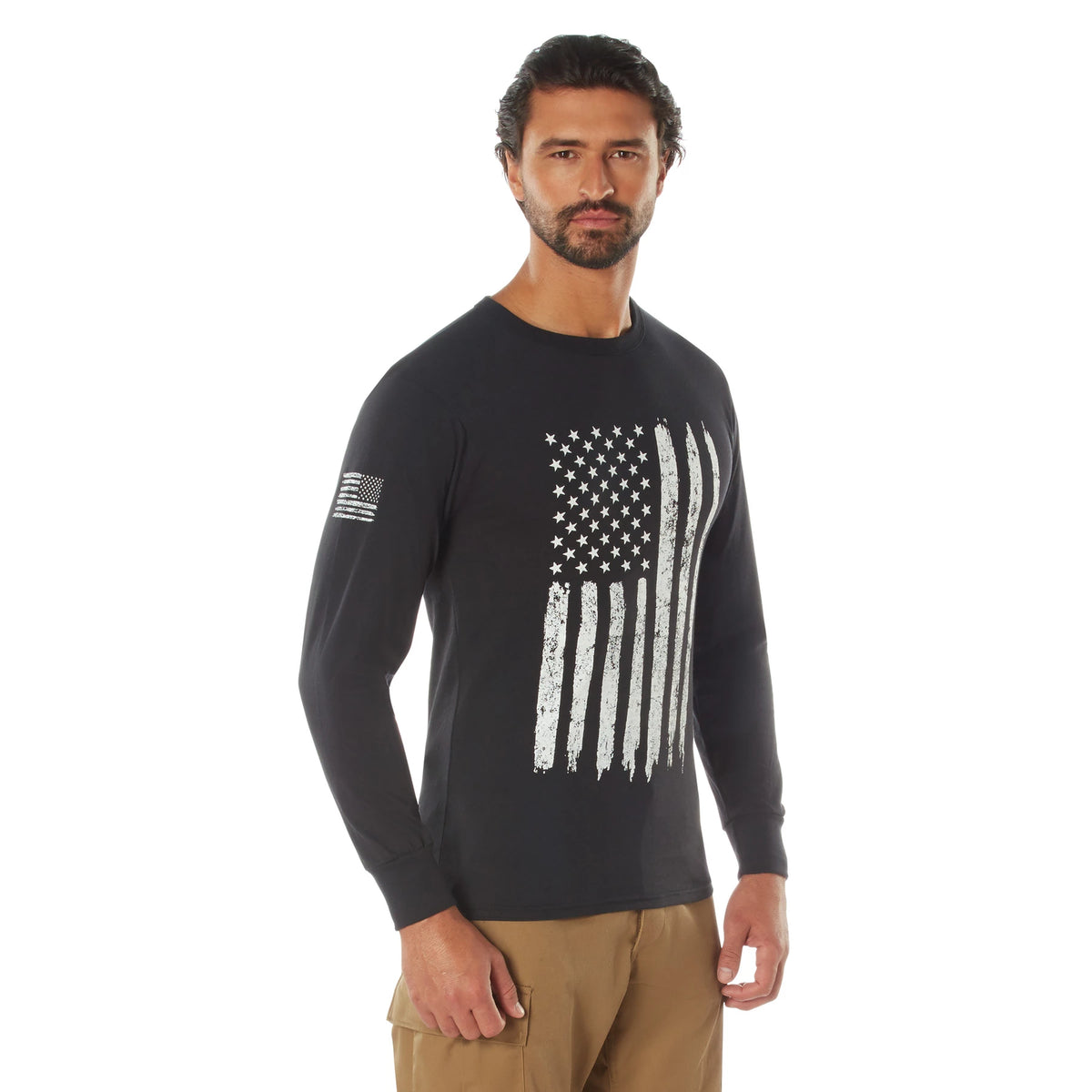 Rothco US Flag Long Sleeve T-Shirt