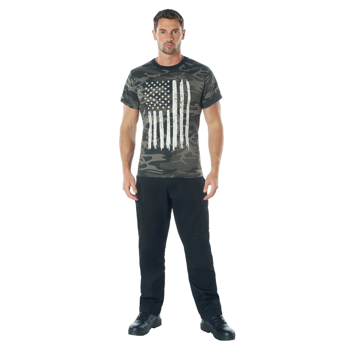 Rothco Camo US Flag T-Shirt
