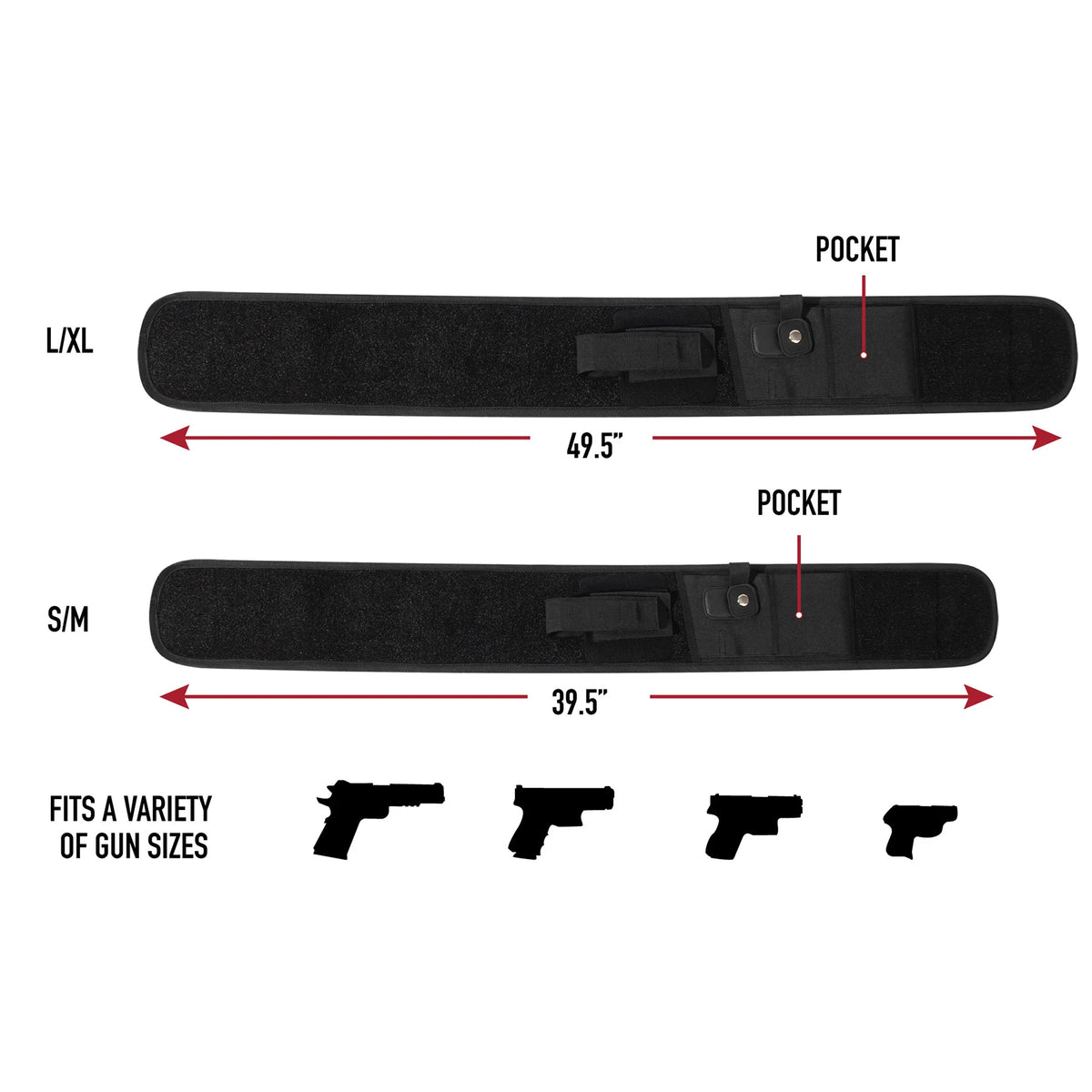 Rothco Concealed Carry Neoprene Belly Band Holster