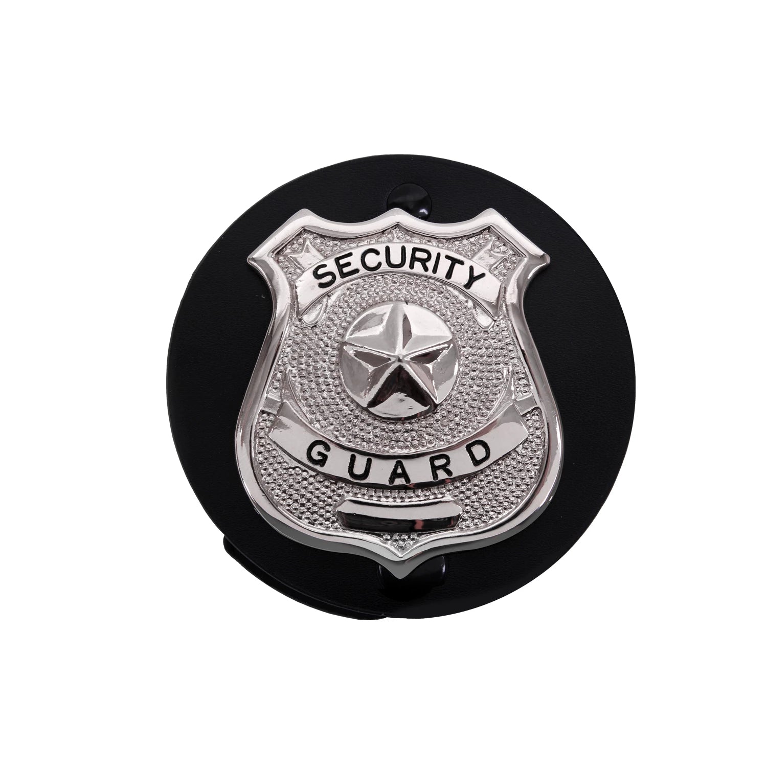 Rothco Round Leather Clip-On Badge Holder