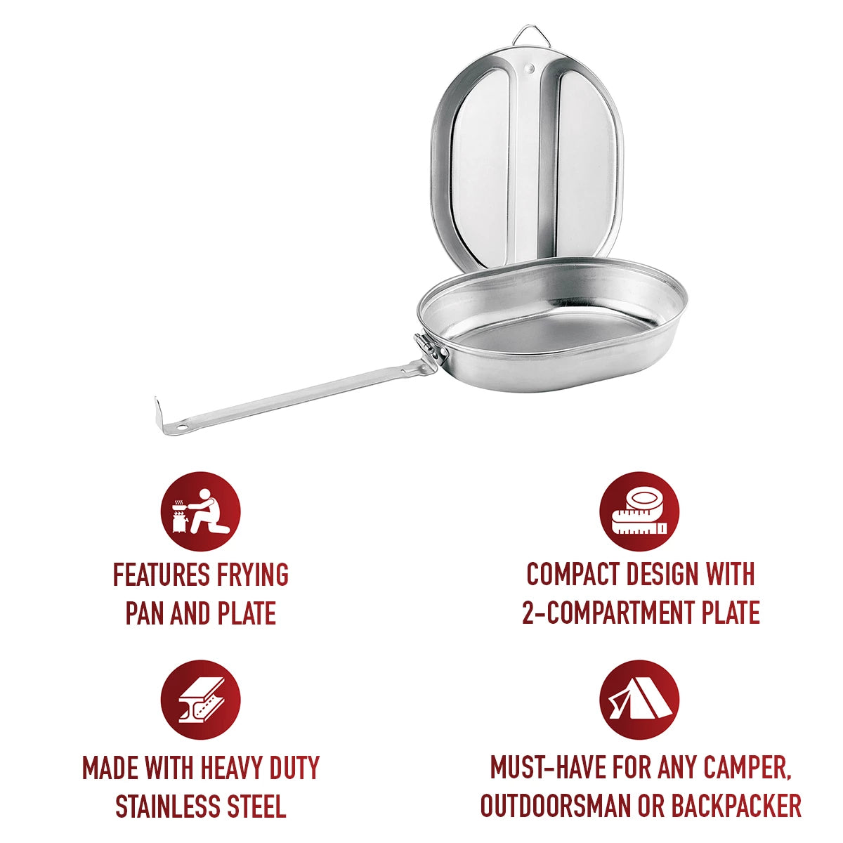 Rothco GI Type Stainless Steel Mess Kit