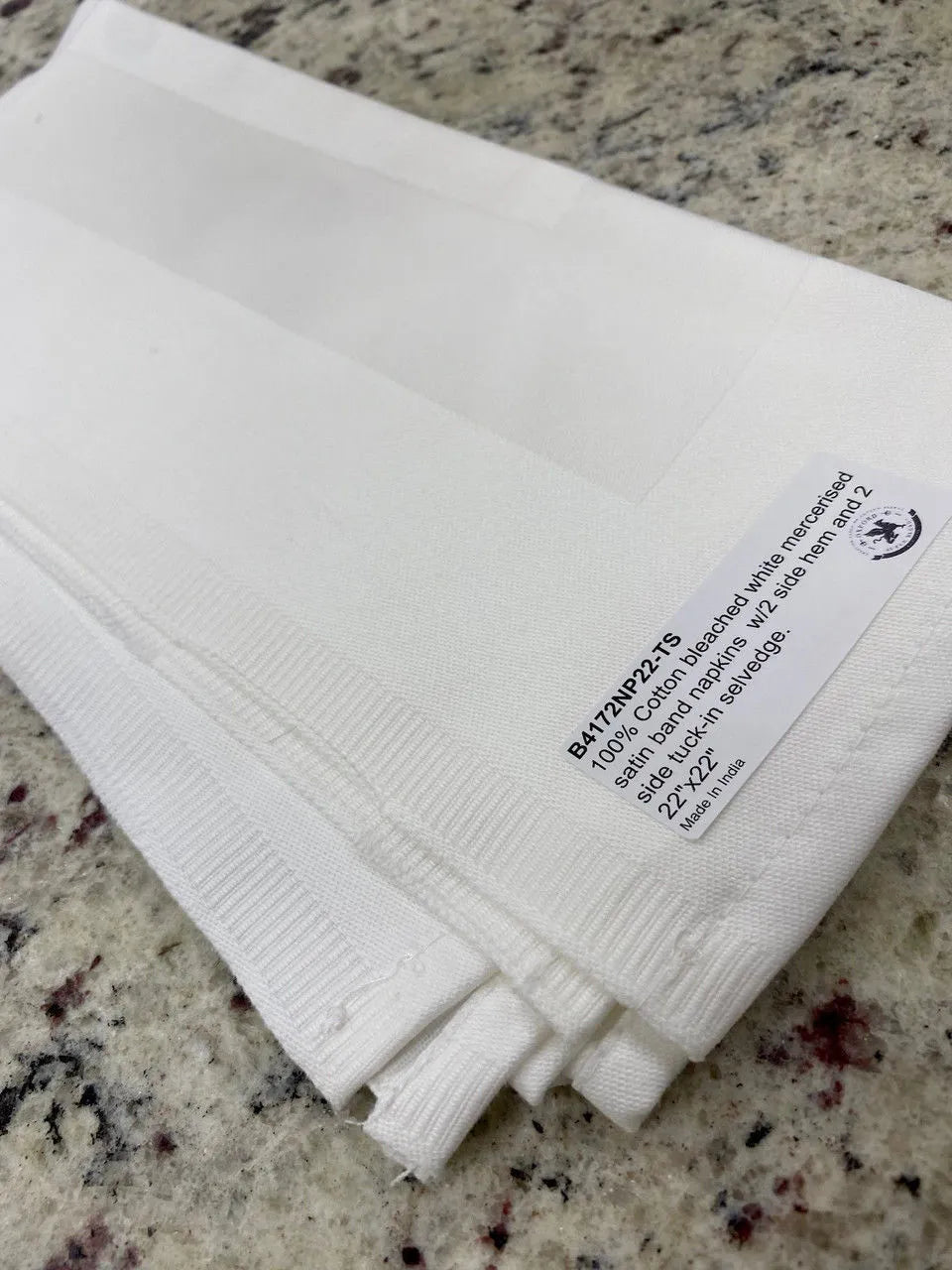 Napkins - Oxford Perfetta Satin Band Napkins