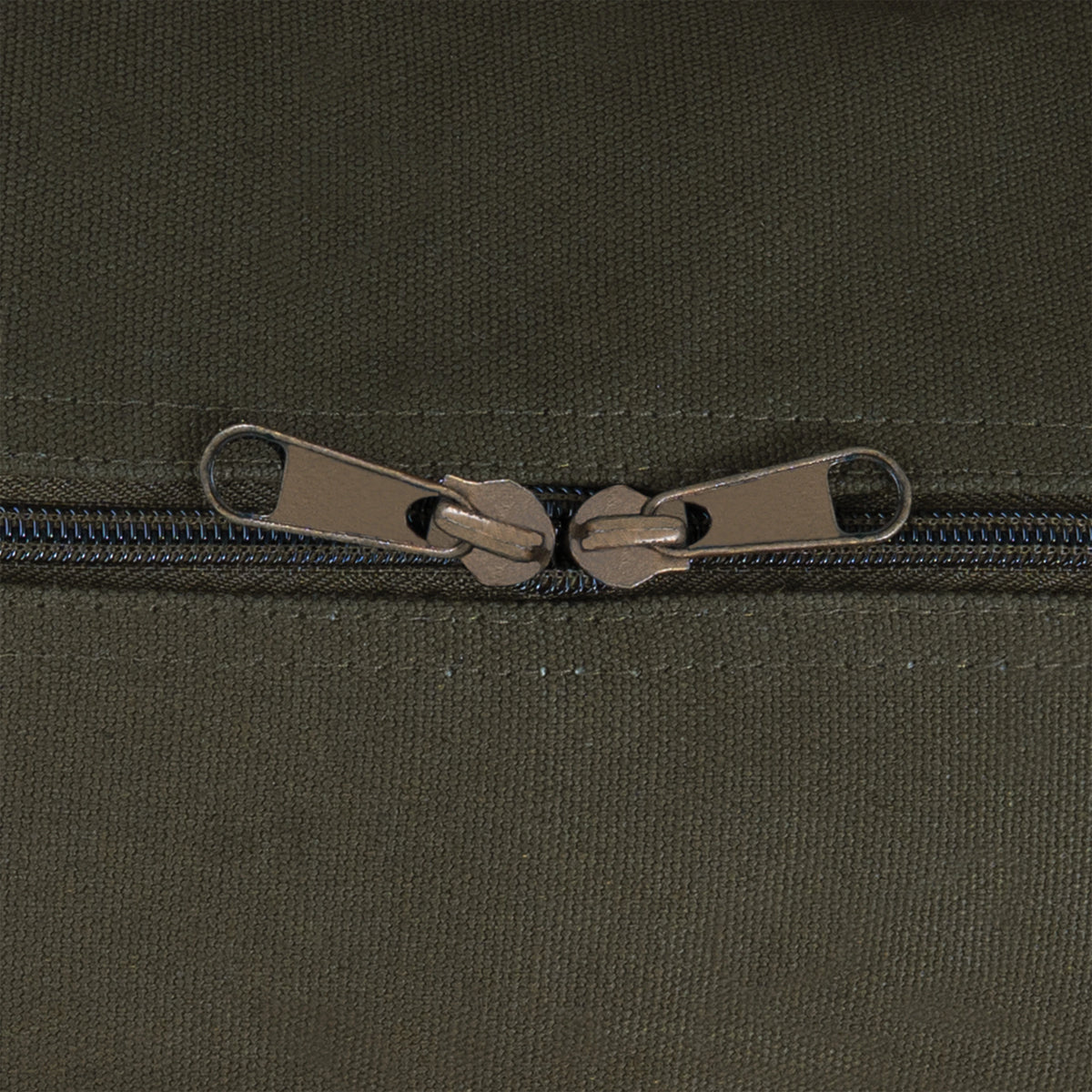 Rothco Two-Tone Canvas Duffle Bag With Brown Bottom