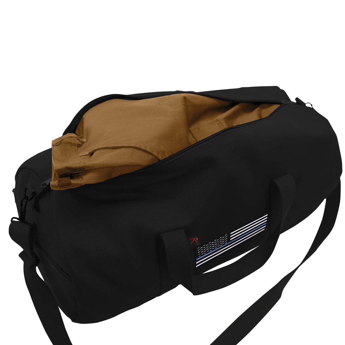 Rothco Thin Blue Line Canvas Shoulder Duffle Bag