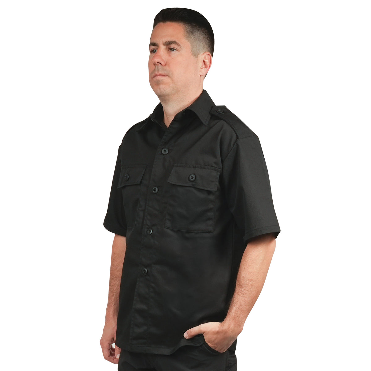 Rothco Short Sleeve Tactical Shirt - Black