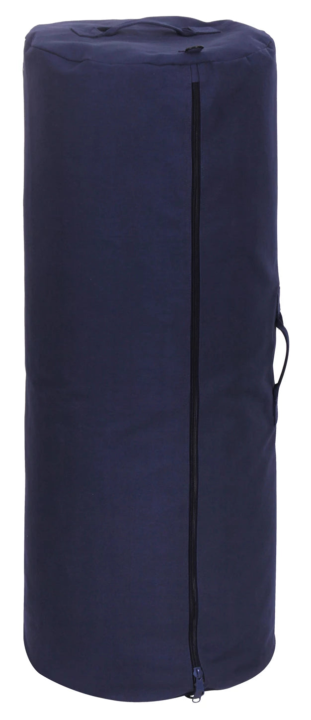 Rothco Canvas Duffle Bag with Side Zipper