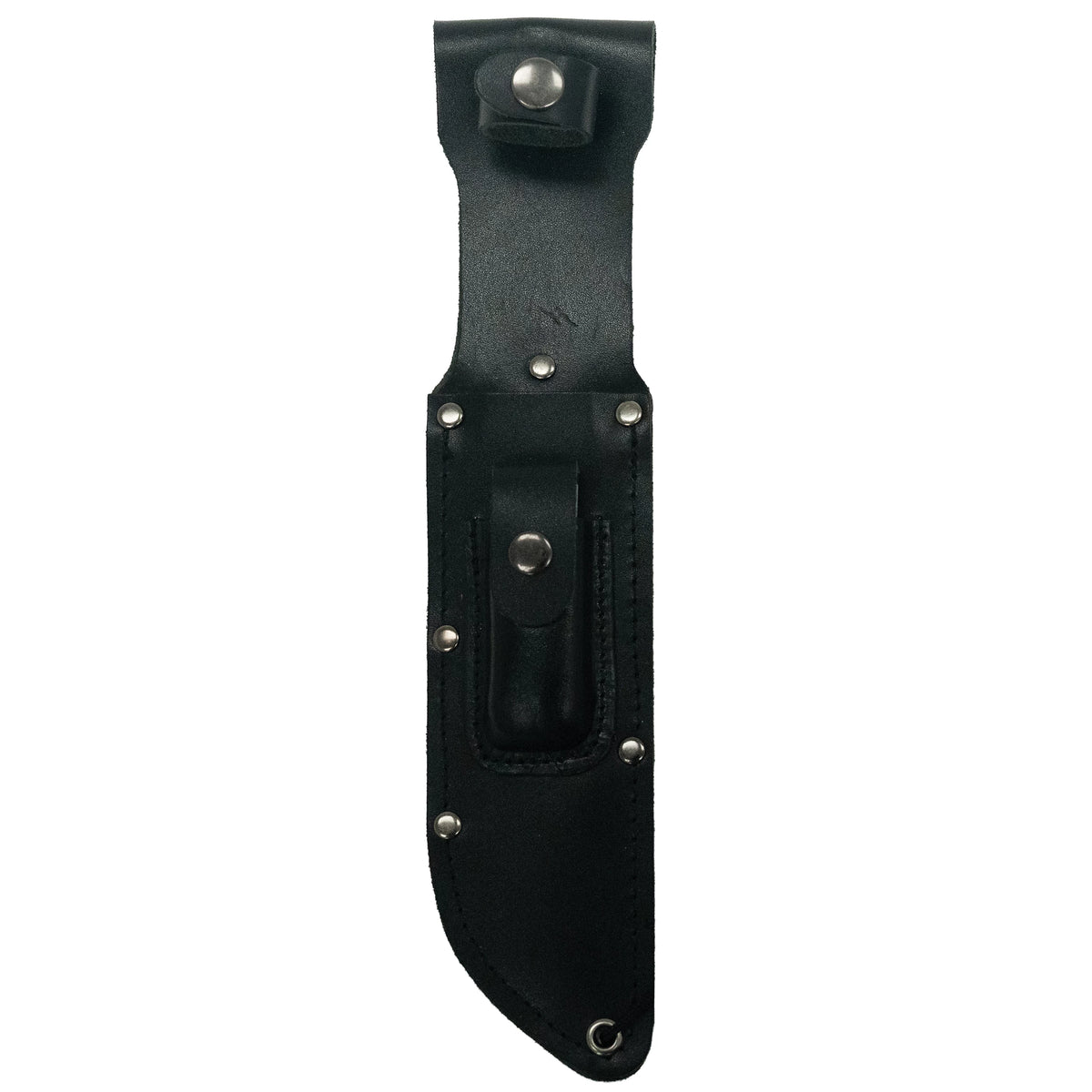 Rothco Military Fighting Utility Knife With Leather Handle