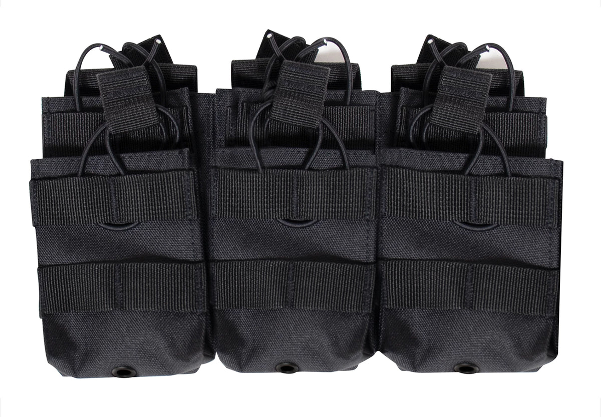 Rothco MOLLE Open Top Six Rifle Mag Pouch