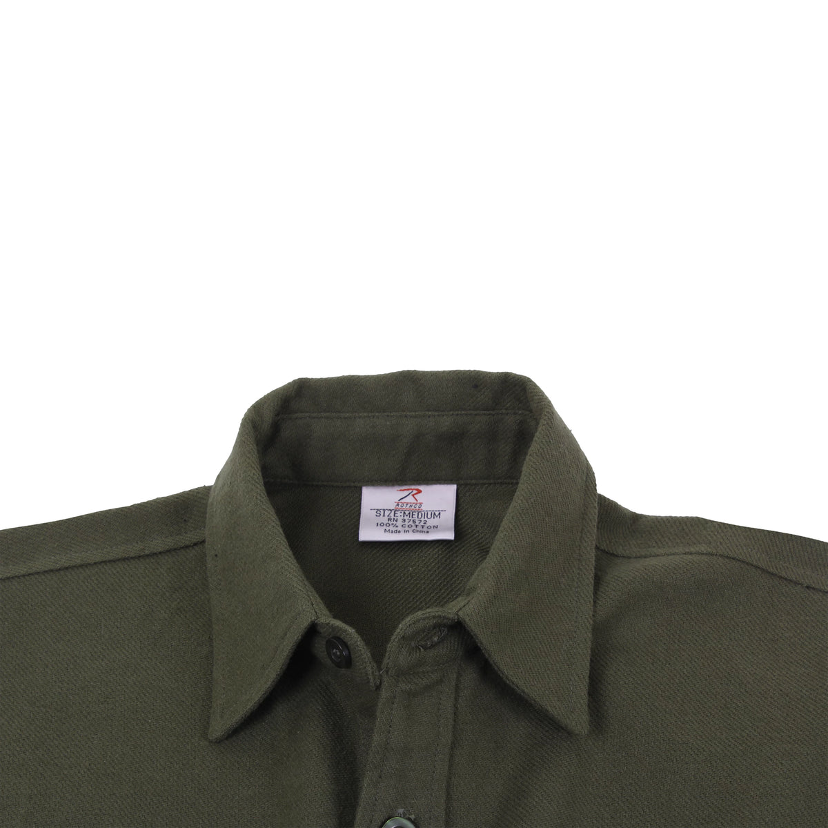 Rothco Heavy Weight Solid Flannel Shirt