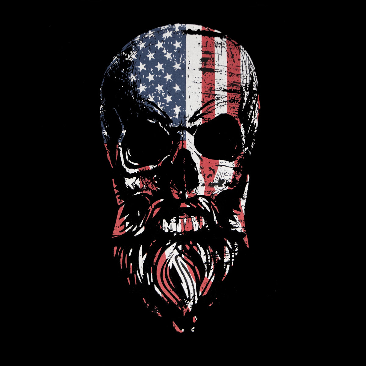 Rothco Bearded Skull Concealed Carry Hoodie - Black