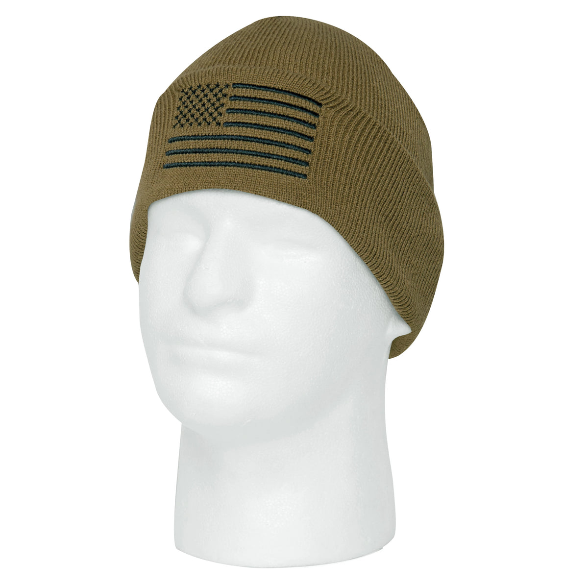Rothco US Flag Embroidered Fine Knit Watch Cap