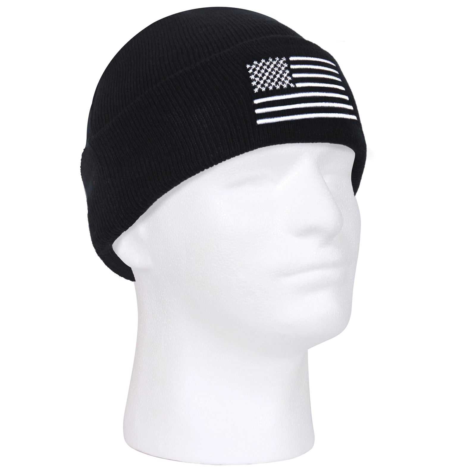Rothco US Flag Embroidered Fine Knit Watch Cap