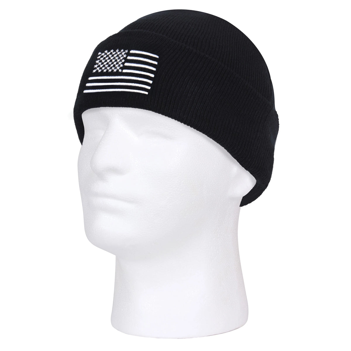 Rothco US Flag Embroidered Fine Knit Watch Cap