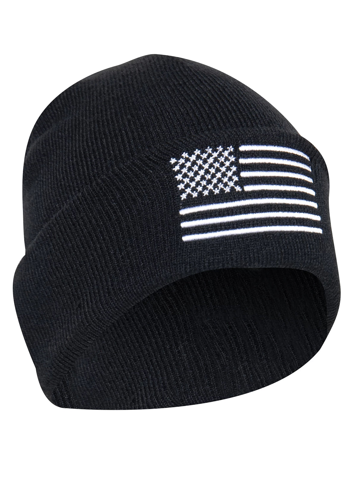 Rothco US Flag Embroidered Fine Knit Watch Cap