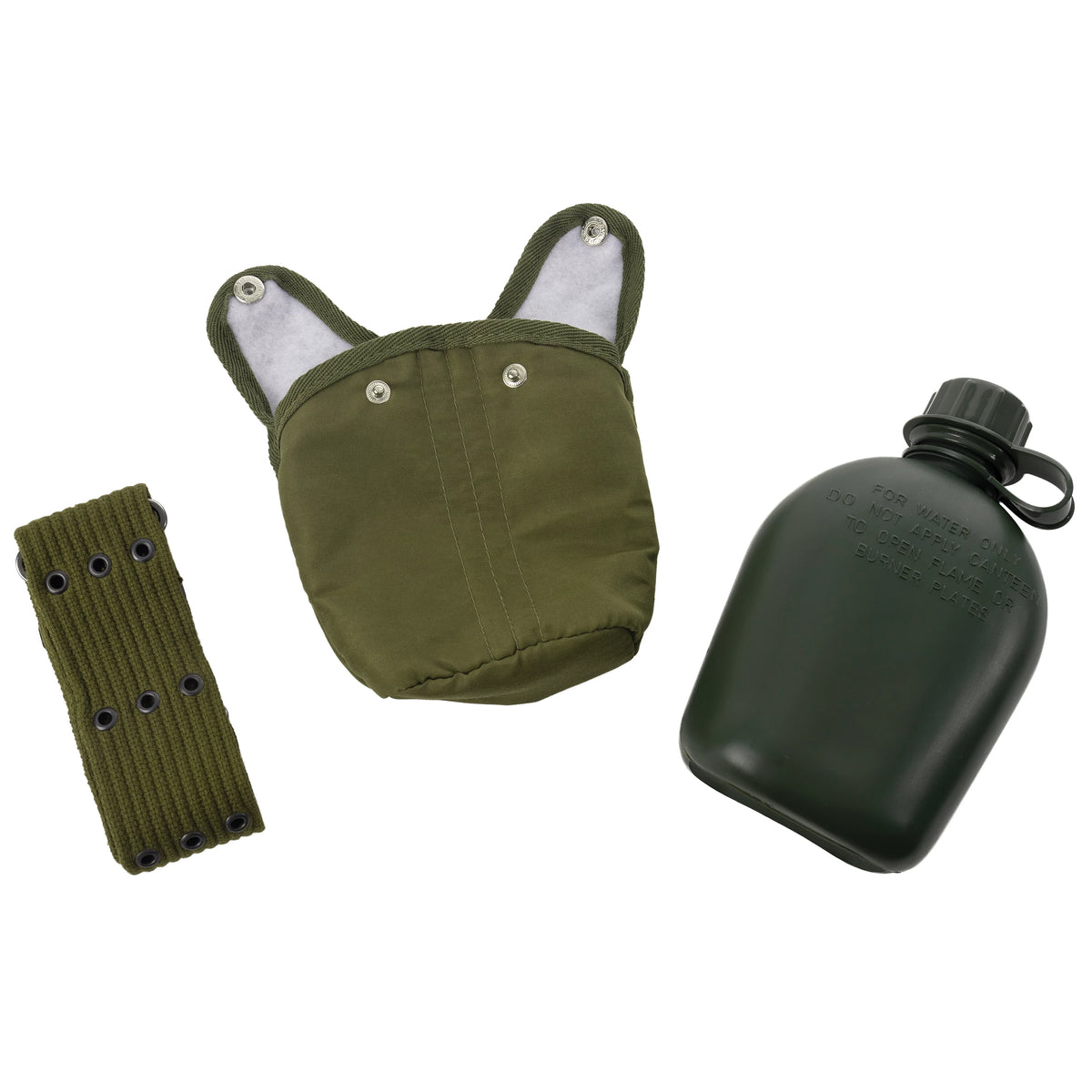 Rothco G.I. Type Plastic Canteen & Pistol Belt Kit