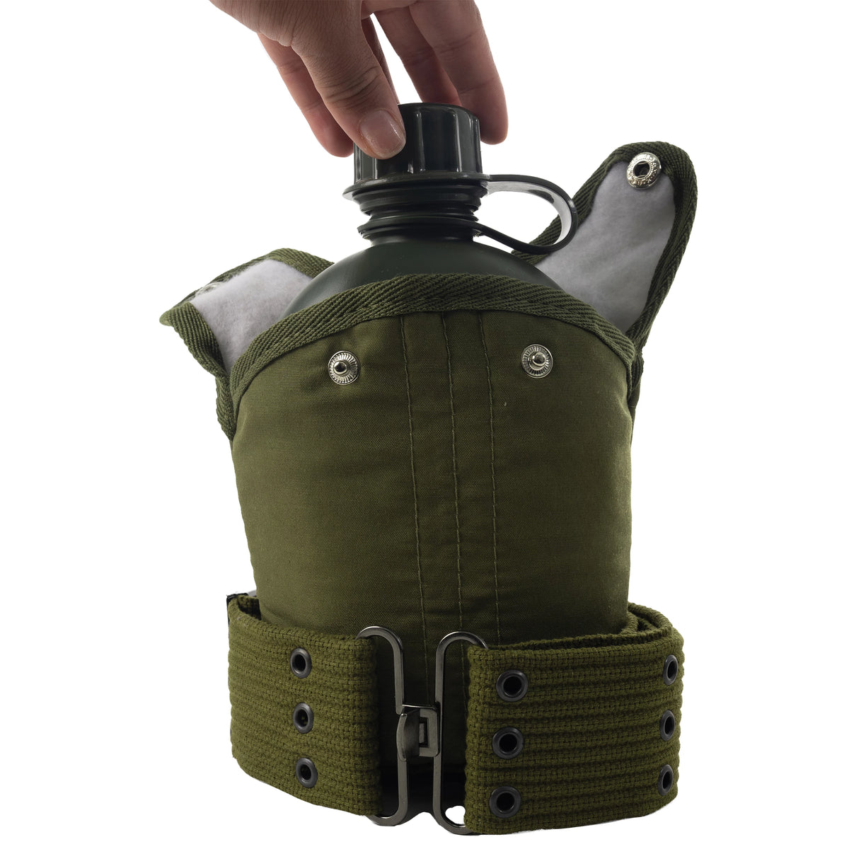 Rothco G.I. Type Plastic Canteen & Pistol Belt Kit