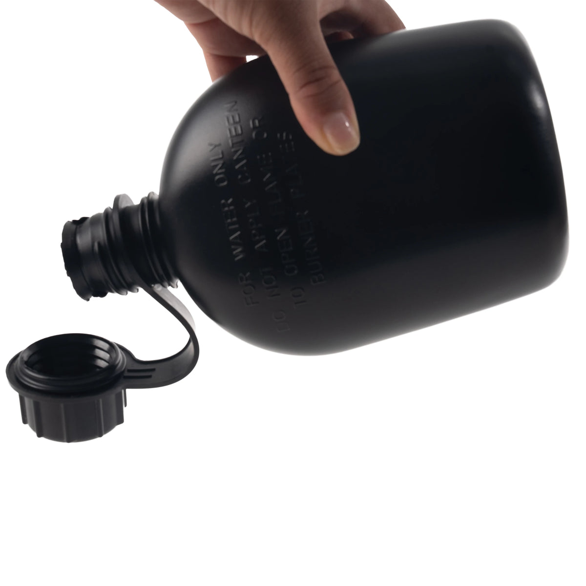 Genuine G.I. 3 Piece 1 Quart Plastic Canteen