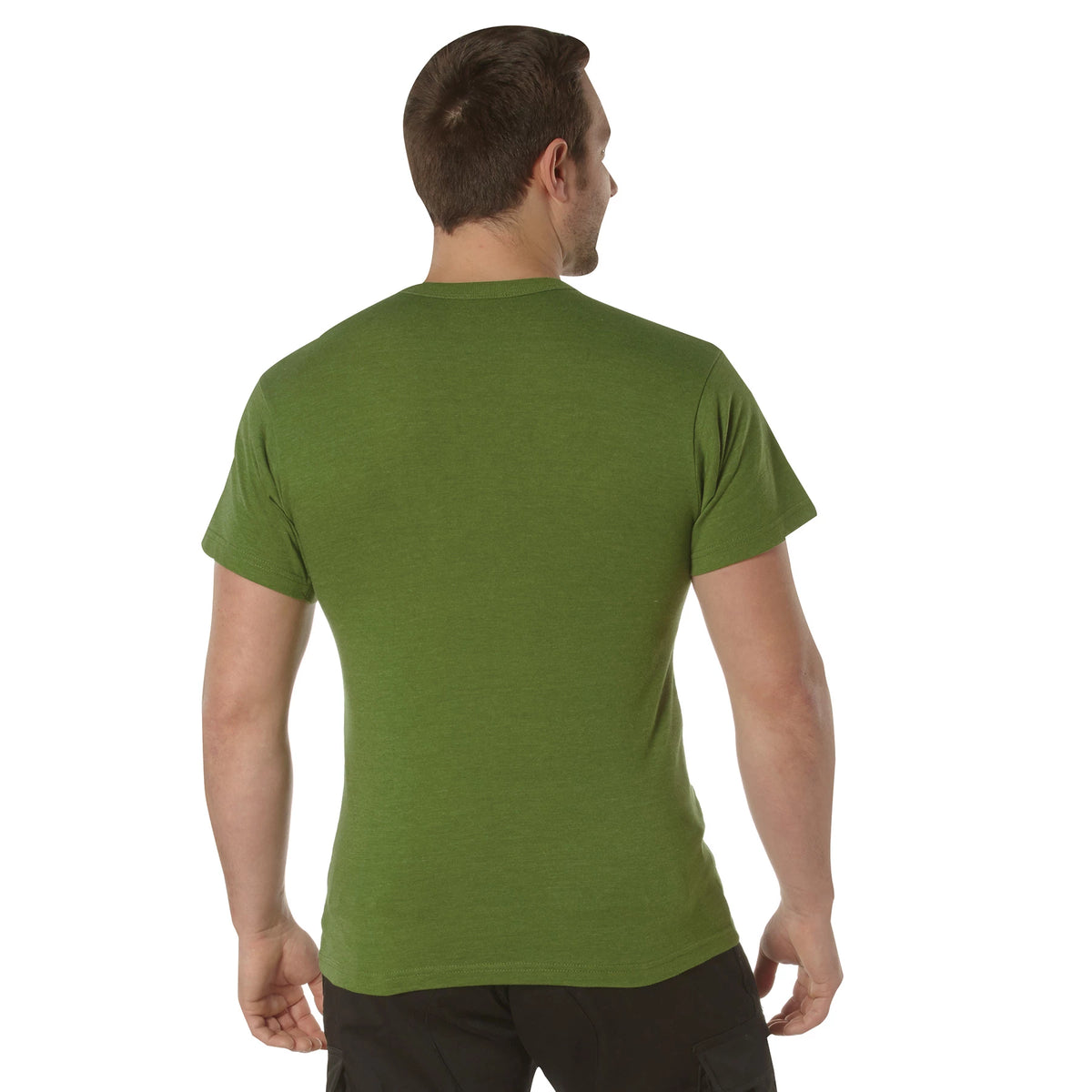 Rothco Solid Color T-Shirt with Cotton / Polyester Blend
