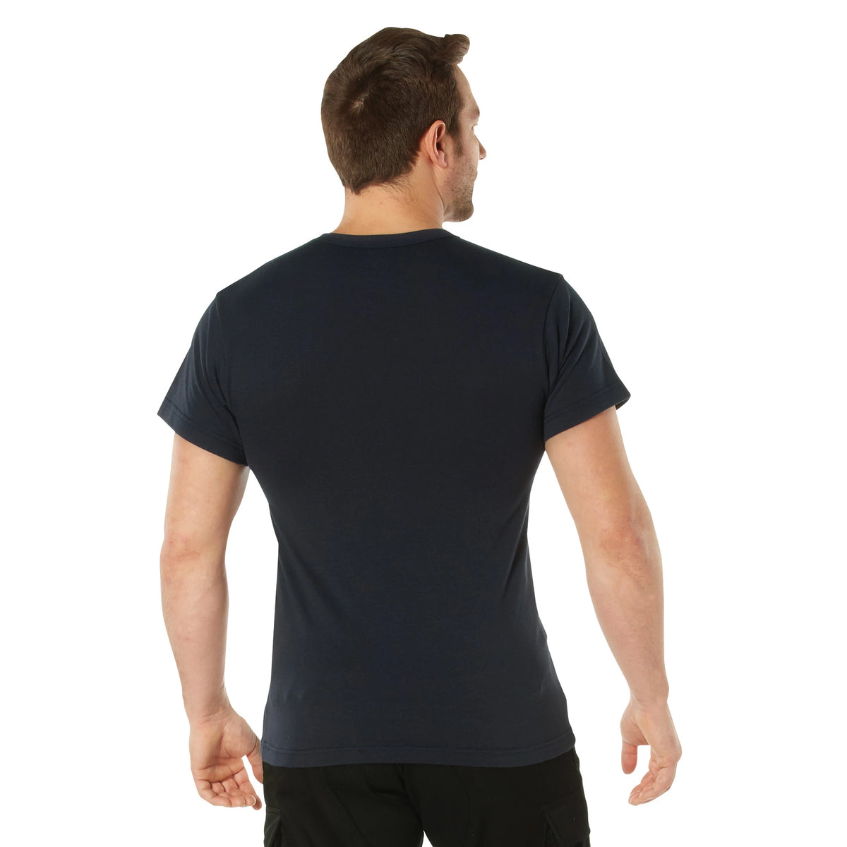 Rothco Solid Color T-Shirt with Cotton / Polyester Blend