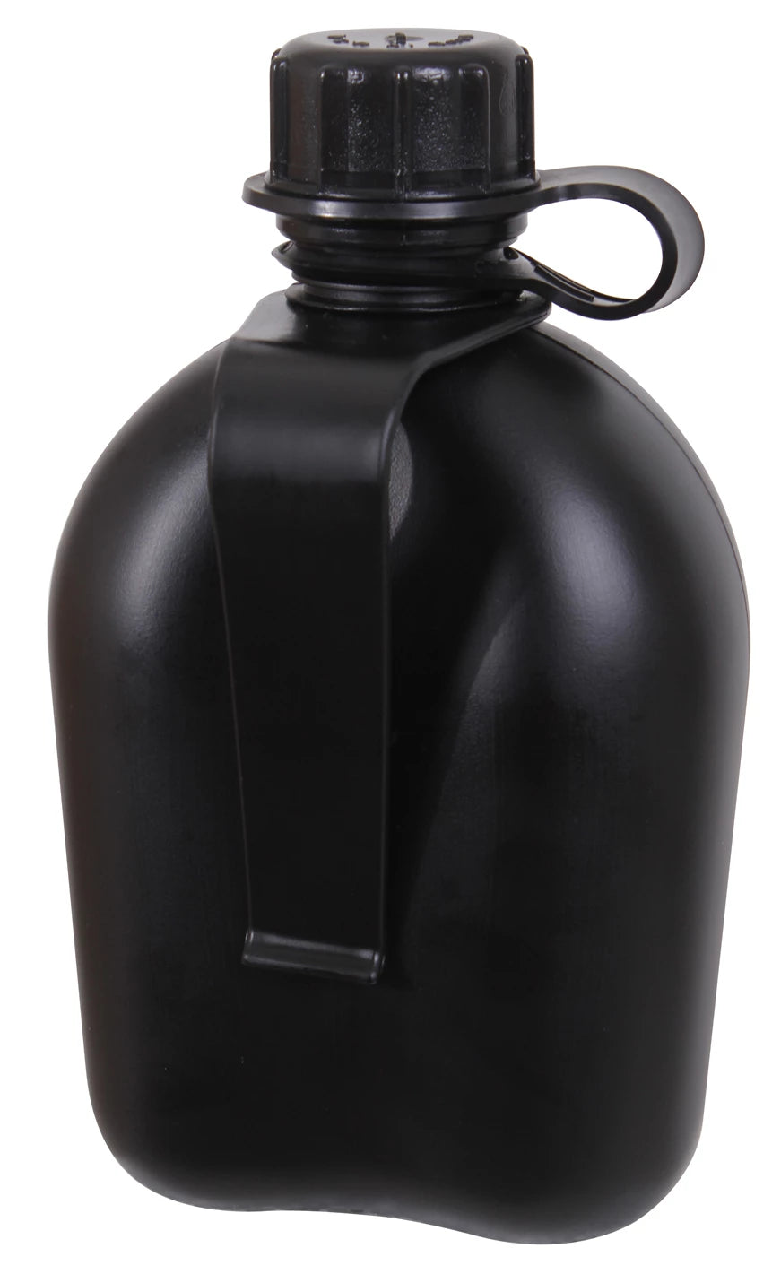 Rothco 3 Piece G.I. Plastic Canteen With Clip
