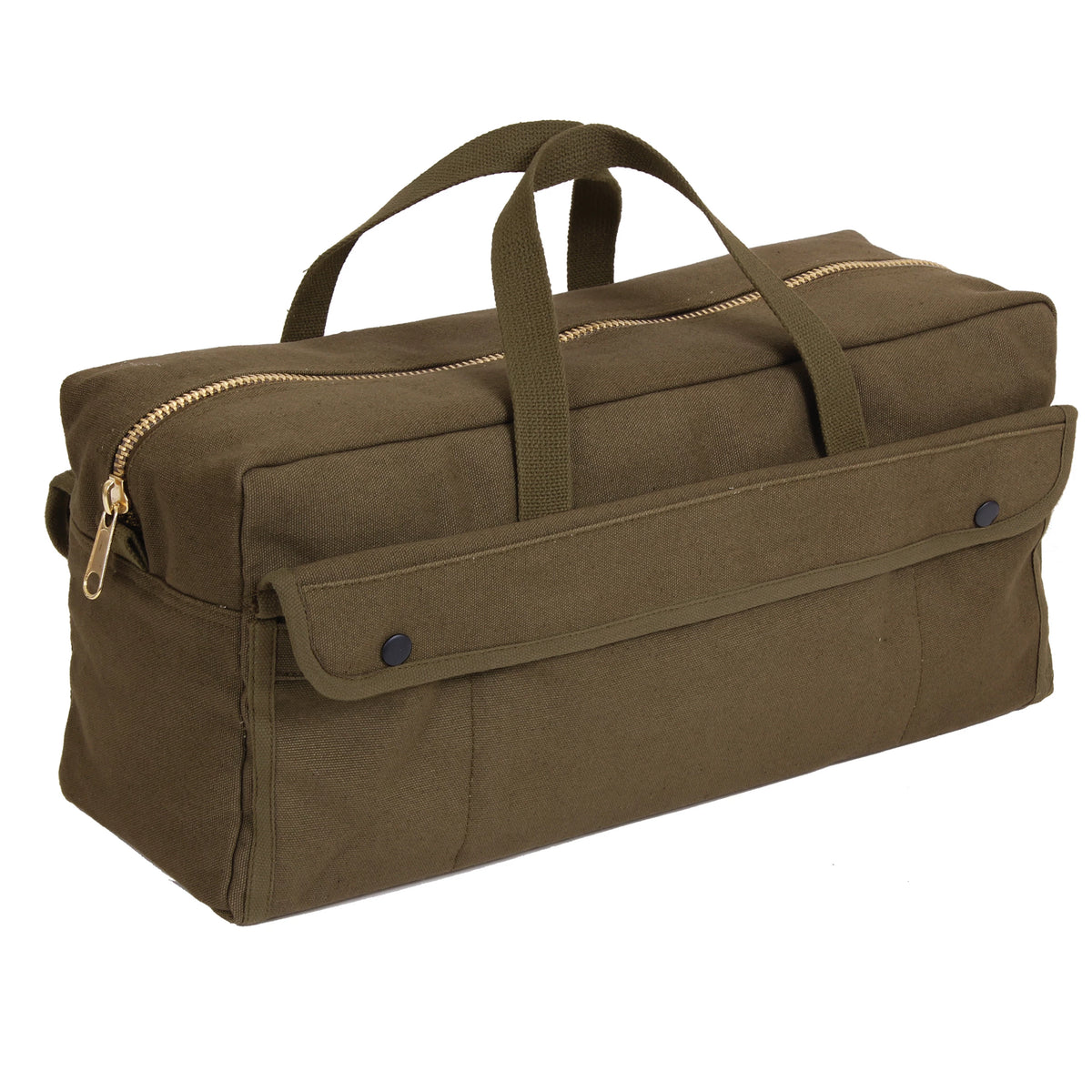Rothco Canvas Jumbo Tool Bag With Brass Zipper