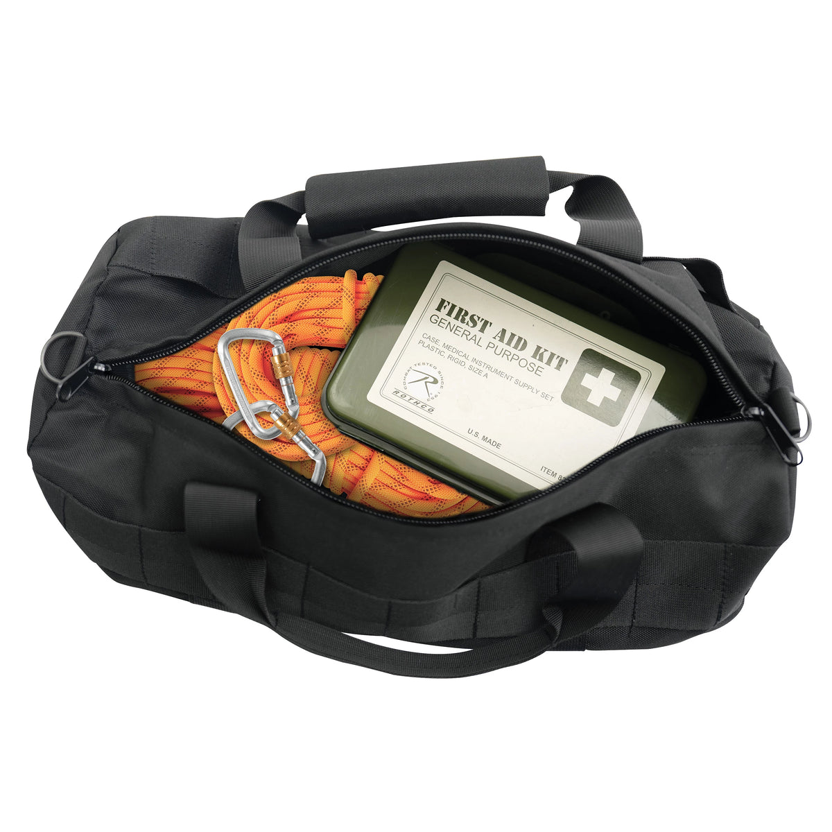 Rothco Black Stealth Rappelling Bag
