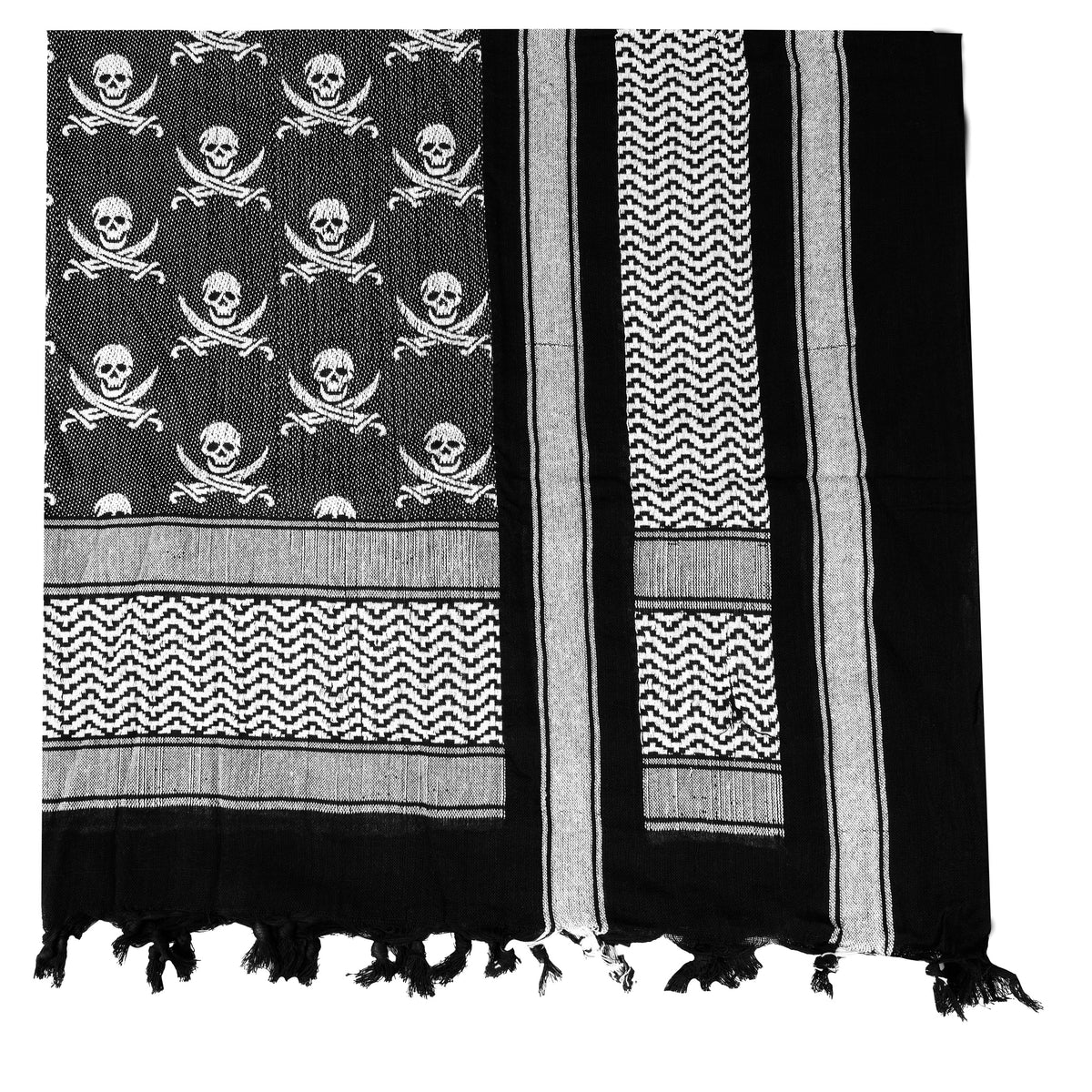Rothco Skulls Shemagh Tactical Desert Keffiyeh Scarf