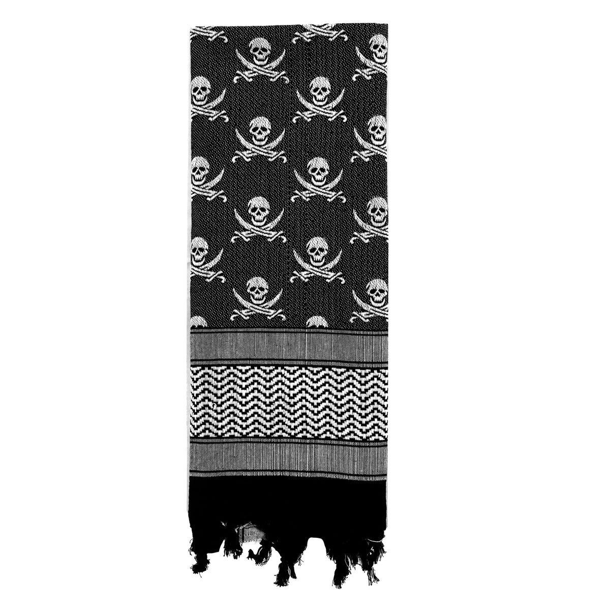 Rothco Skulls Shemagh Tactical Desert Keffiyeh Scarf