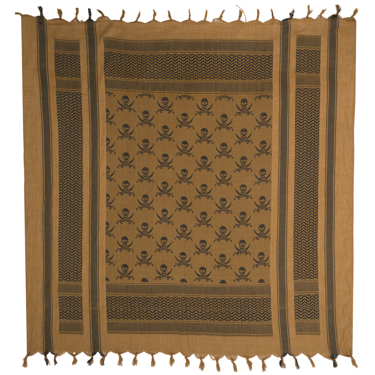 Rothco Skulls Shemagh Tactical Desert Keffiyeh Scarf